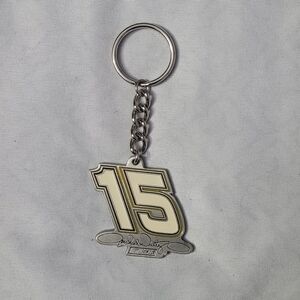 Nascar Michael Waltrip Pewter Keychain
